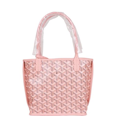 goyard mini tote bag pink|authentic goyard anjou mini black.